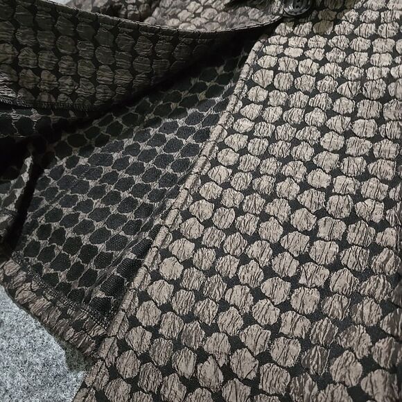 IC ConnieK Open Blazer VTG SzSm Oversized Lightweight Artsy Lagenlook Boho Glam - Picture 6 of 16